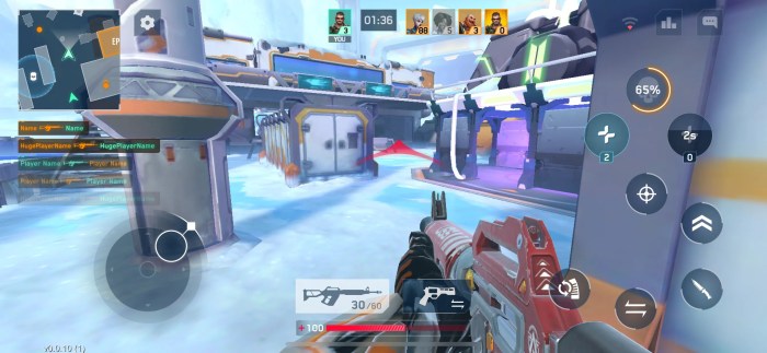 Mobile shooter games